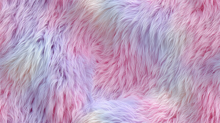 Obraz premium Pink and purple fur background creating soft and fluffy texture