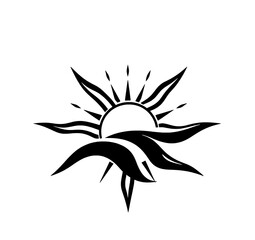 vector illustration of a tattoo