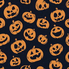 halloween seamless pattern