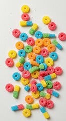Fototapeta premium Assorted colorful gummy candies
