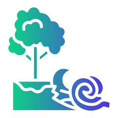climate change Gradient icon
