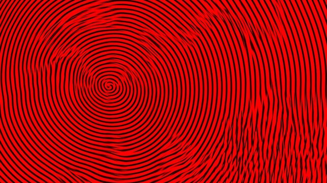 Abstract red and black swirling pattern