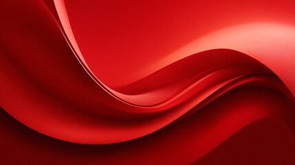 Abstract red wavy design