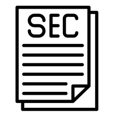 Sec Form  Icon Element For Design