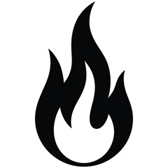 vector illustration of a fire