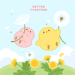 spring days for chicks