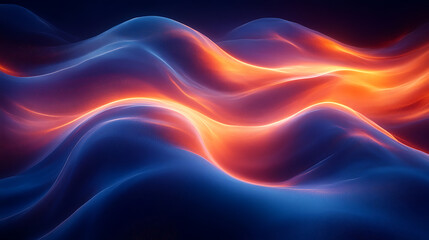Obraz premium abstract fractal background with waves