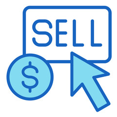 Sell Order  Icon Element For Design