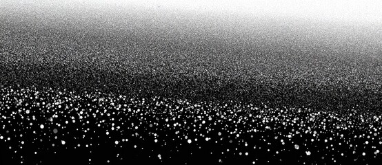 Abstract grayscale gradient with scattered speckles