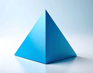 Fototapeta premium Blue Triangle