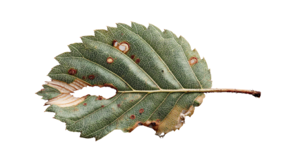 A close-up of a textured leaf showcasing its unique patterns and colors, highlighting nature's intricate beauty and diversity.