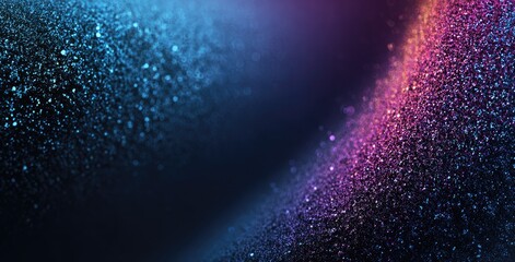 Obraz premium Abstract digital particles, vibrant colors, swirling effect