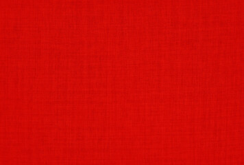Fototapeta premium Dark red linen fabric cloth texture background, seamless pattern of natural textile.