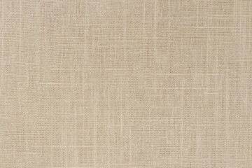Brown linen fabric texture background, seamless pattern of natural textile.