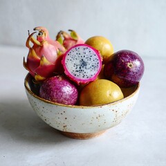 A vehicle drives through a large puddle, splashing water upwards on a wet and overcast road.