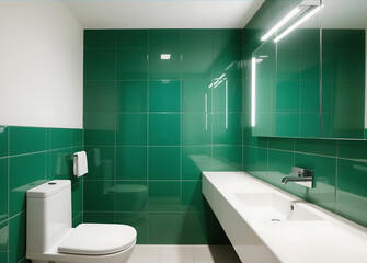 modern bathroom interior