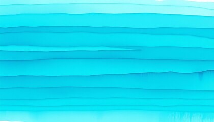 Obraz premium Layered aquamarine watercolor stripes, textured and translucent, teal, water
