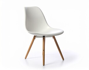 Minimalist Chair on White Background