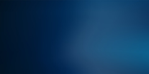 Dark and blurry, simple background, blue abstract background gradient with Studio light. Vector Illustration
