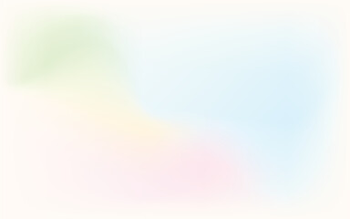 Obraz premium Bright Soft Pastel Mesh Gradient Background Vector