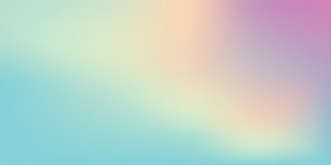 Blurred colored gradient background for presentation, banner, and backdrop designs. Vector illustration for templates and digital graphics.