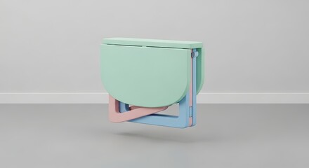 Compact Folding Dining Table with Modern Design for Small Spaces