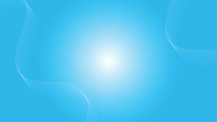 line gradient blue abstract background design
