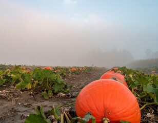 pumpkin on a field
