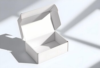 Open Packaging Box with Drop Shadow