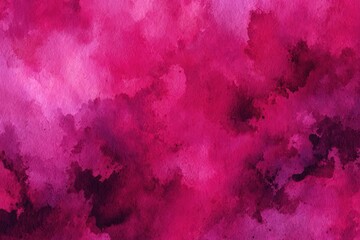 Abstract watercolor wash in deep pinks and purples (1)