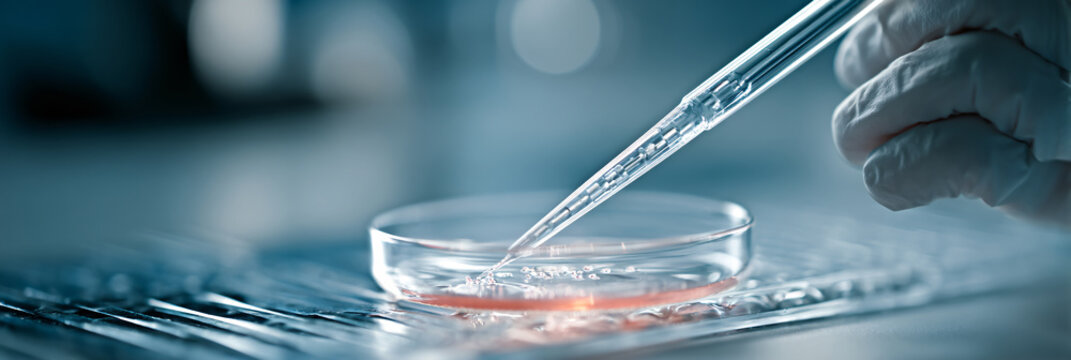 Laboratory Science Petri Dish Pipette Research Experiment Healthcare Biotechnology Microbiology Sterile Liquid Analysis Observation Test Scientist Lab 