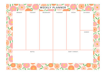 cute blooming floral in blue background