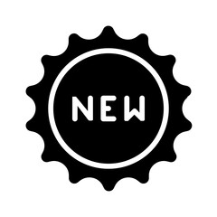 Vector multi color icon for Newest