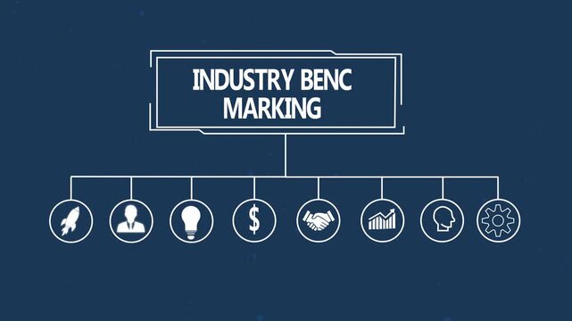 Animated management technology concept, business insights from large data sets, Animated data analytics banner web icons isolated on transparent background