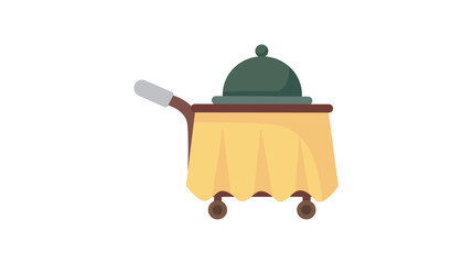 Food Trolley Icon | Flat Icon