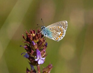 Close-up of a butterfly on a flower (1)