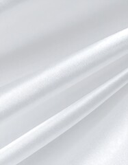 Close-up of smooth, white fabric