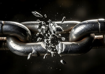 close up of a chain