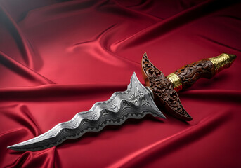 Keris with Fine Carvings