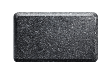 A black square with a grey background