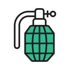 Have a look at this premium line icon of grenade