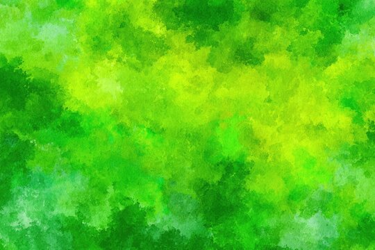 Abstract vibrant green and yellow textured background