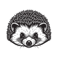 hedgehog illustration perfect for logos, branding, and children's designs