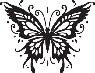 Ornamental Tribal Butterfly Design