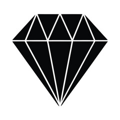 diamond on black background