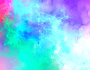 Obraz premium Colorful abstract nebula