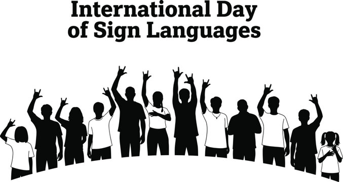 Celebrate International Day of Sign Languages with diverse community hands