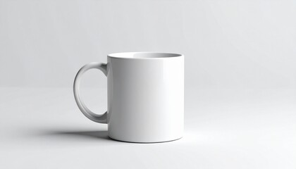 Fototapeta premium empty white cup