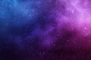 Naklejka premium Abstract cosmic dust swirling in vibrant blue and purple hues