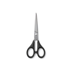 Scissors with soft shadow for mockup use on white background  